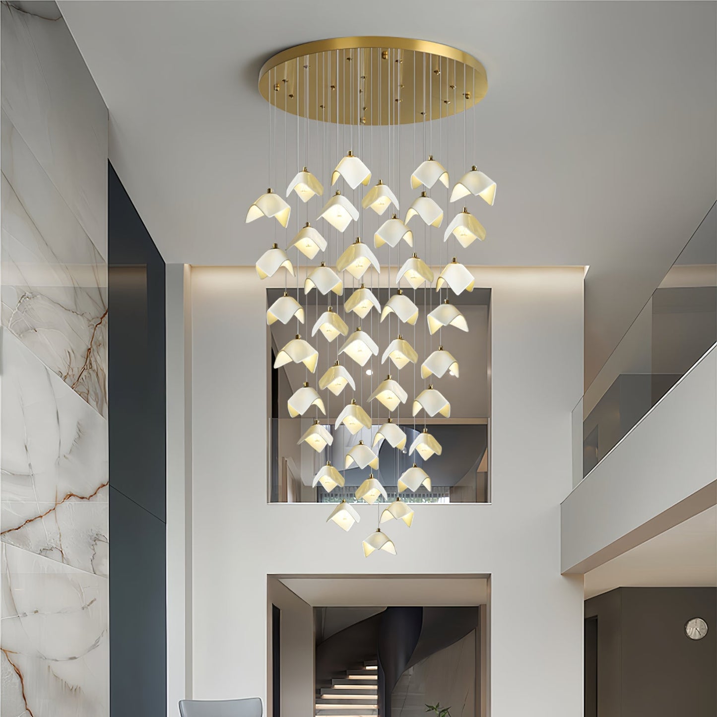Orlani Cascade Stairs Chandelier