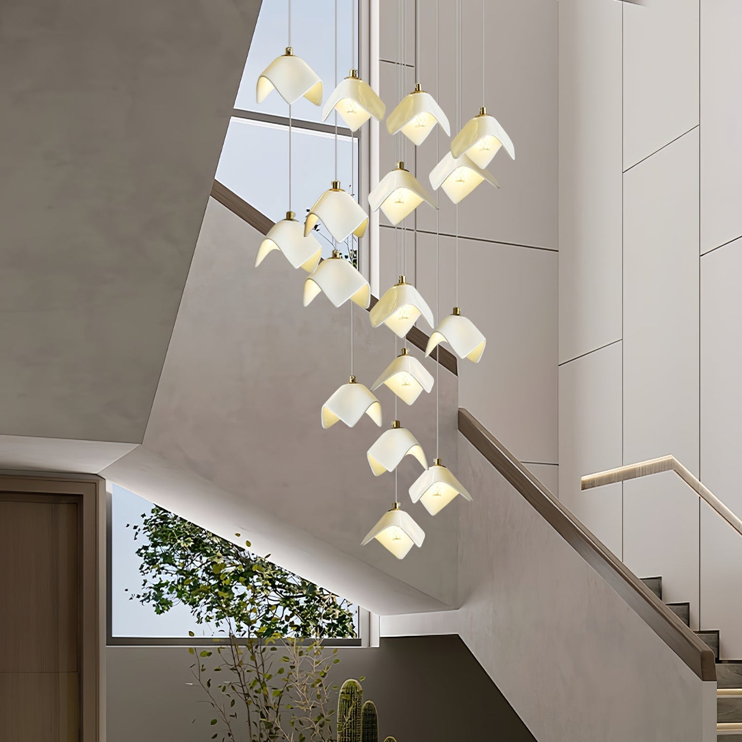 Orlani Cascade Stairs Chandelier