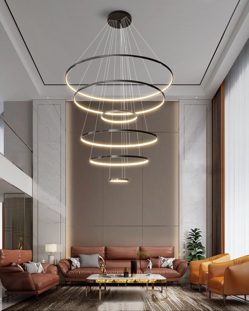 Orrery Rings Chandelier
