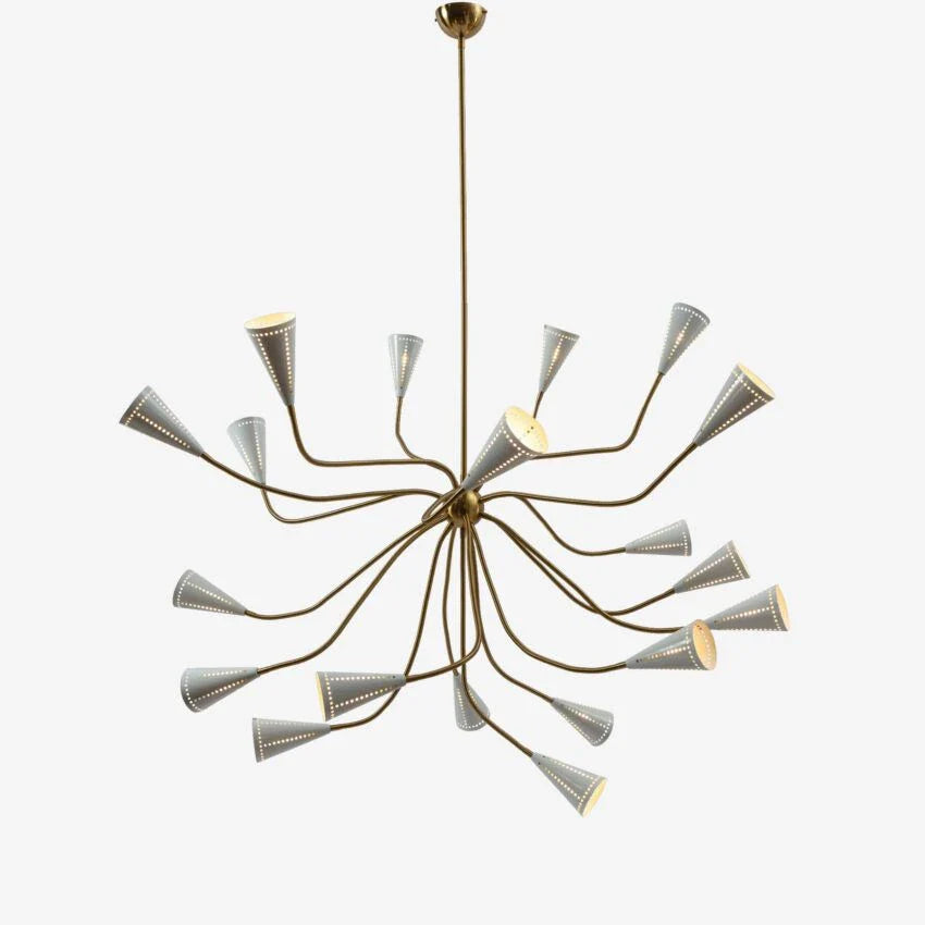 White Alexandra Sputnik Chandelier
