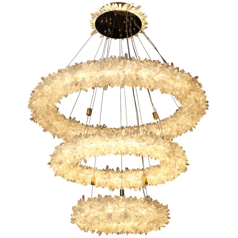 Primary Crystal Halo Modern Chandelier