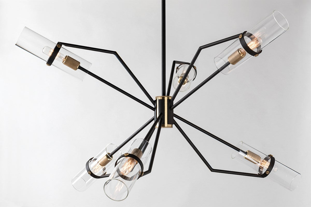Raef Modern Chandelier - F6318-CE - Troy Lighting