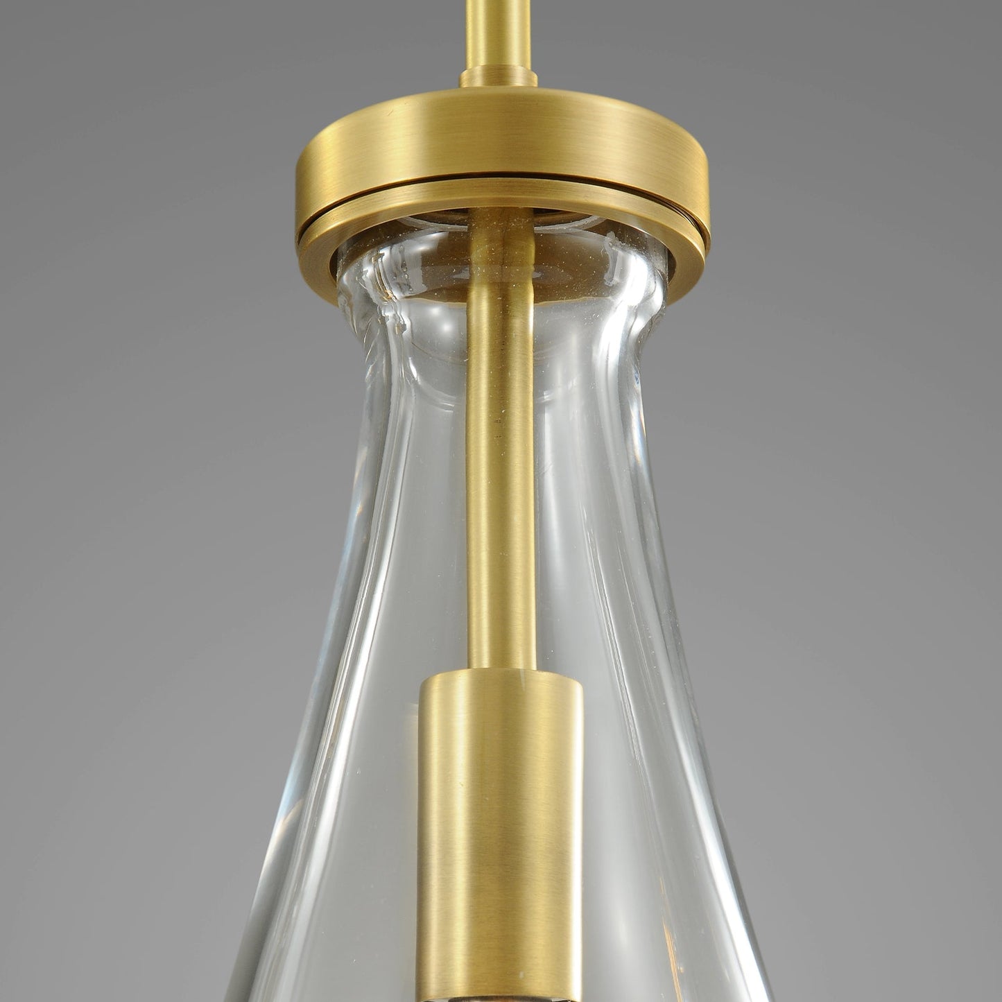 Raindrop round chandelier 14"(rod)