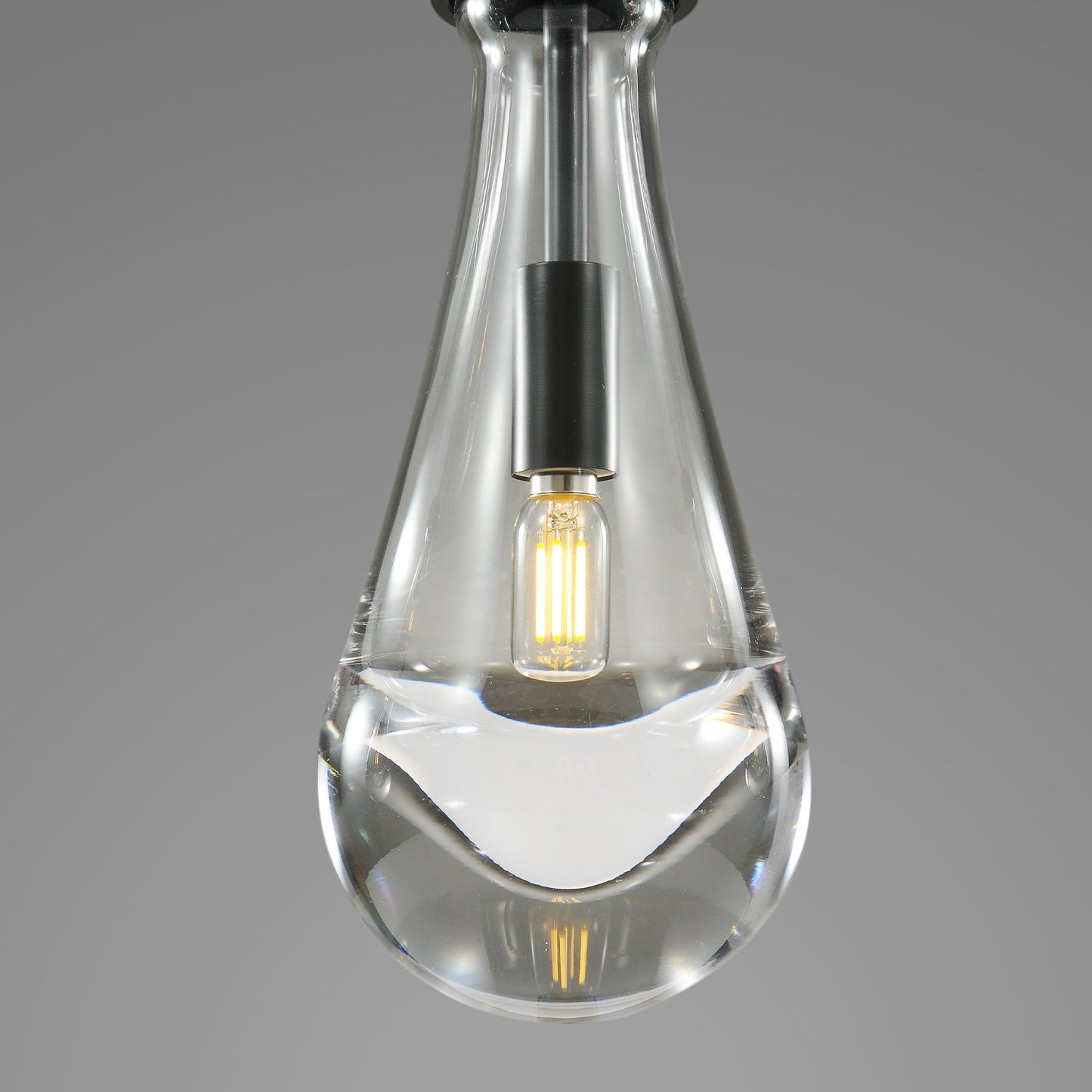 Raindrops  Rectangular Chandelier 36" rod