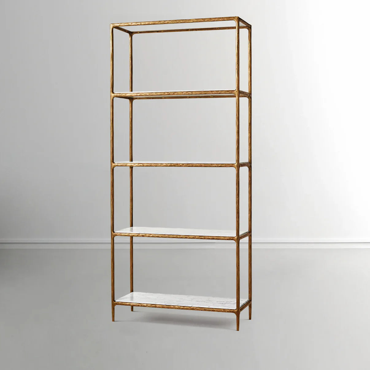 Thaddeus White Marble Shelving
