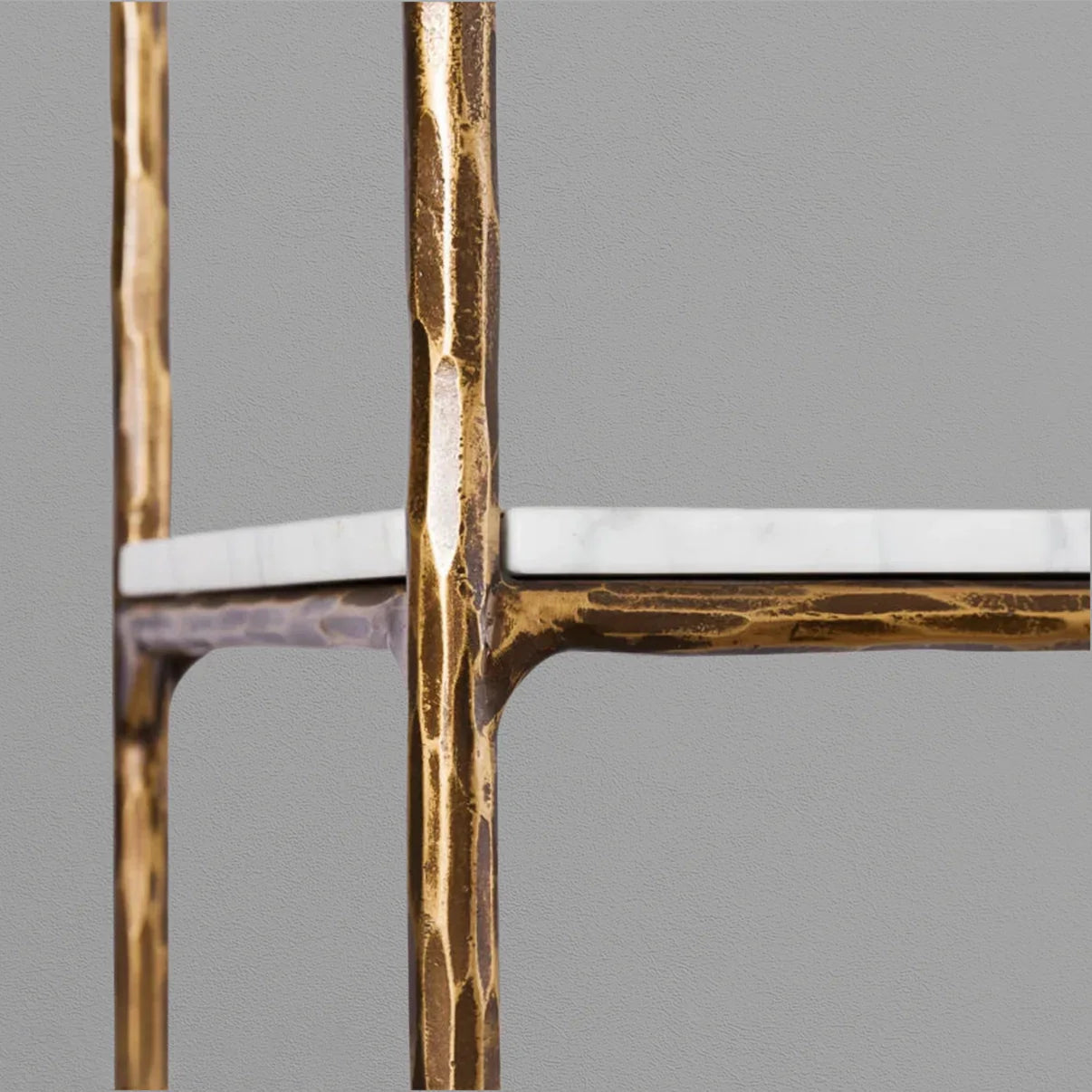 Thaddeus White Marble Shelving