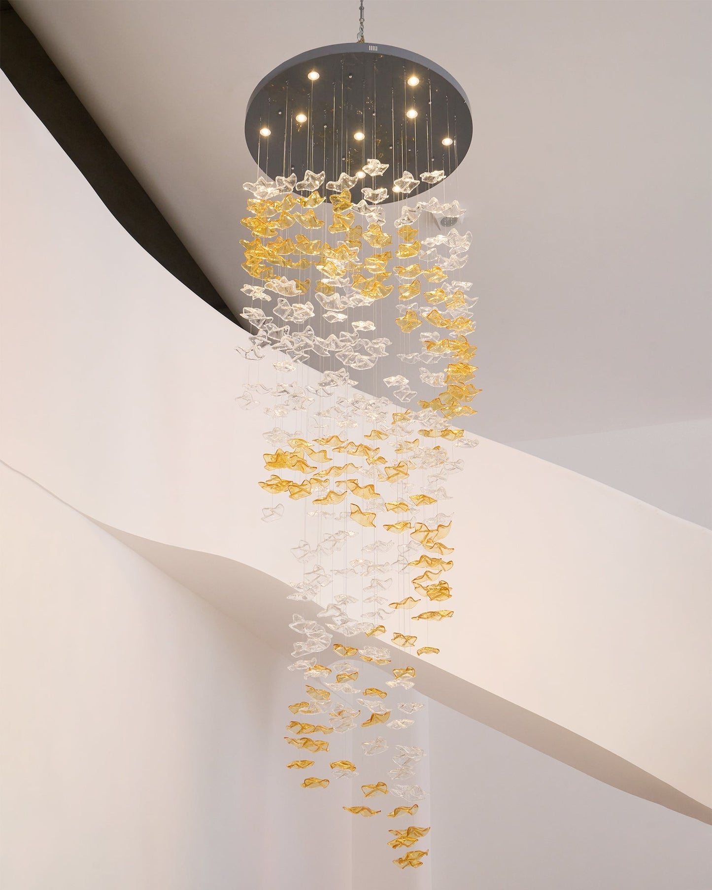 Tidal Art Glass Pendants