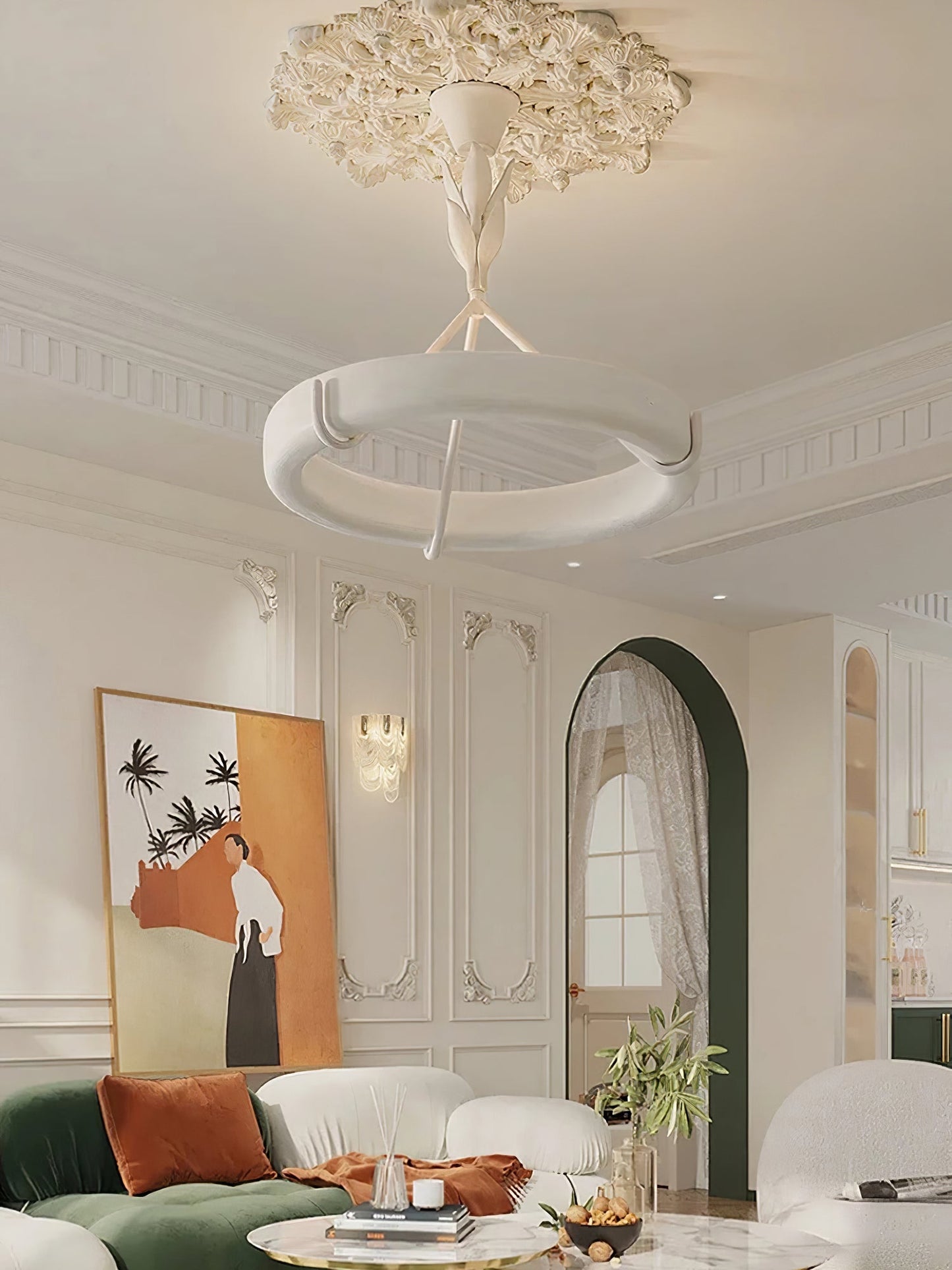 Tinsley Plaster Chandelier