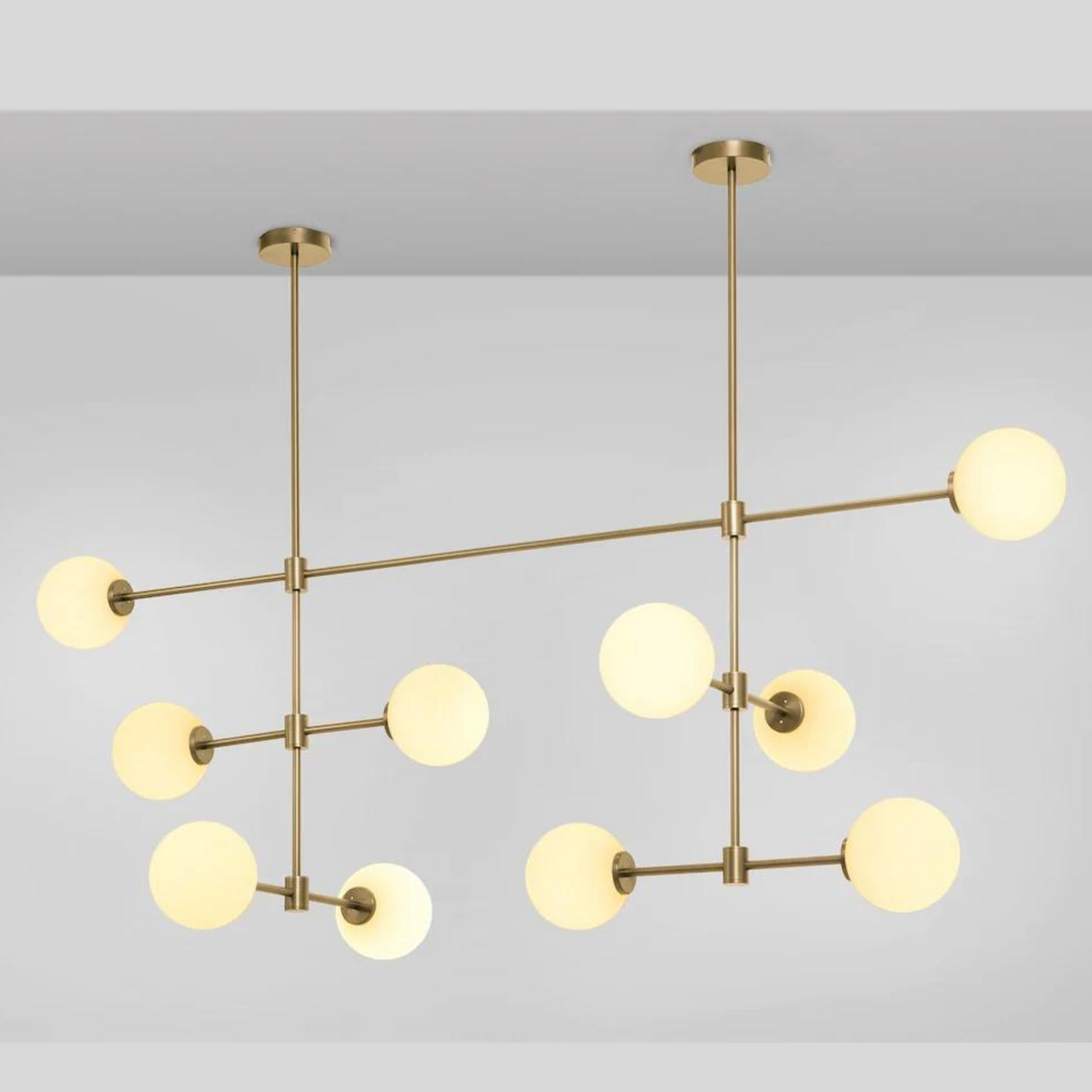 Trevi Multi Arm 6/10 (Satin Brass & Bronze)