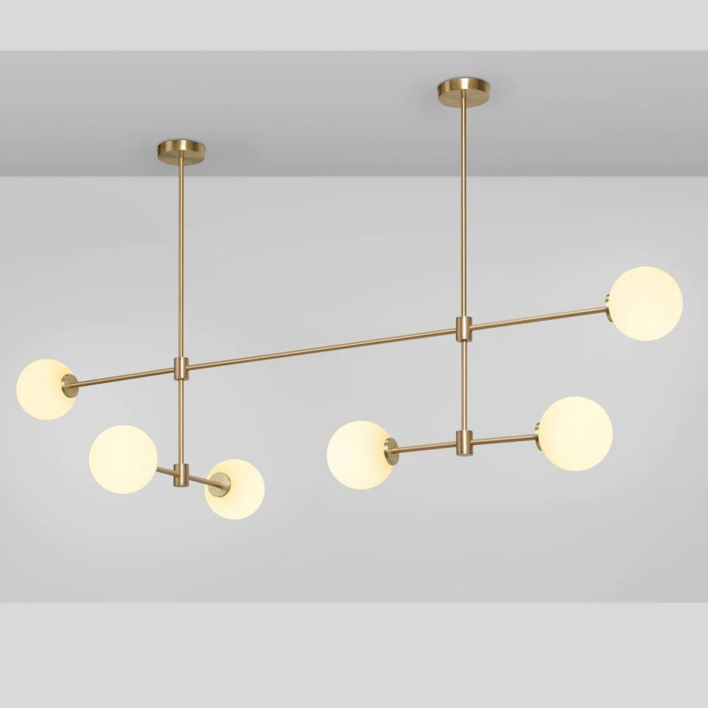 Trevi Multi Arm 6/10 (Satin Brass & Bronze)