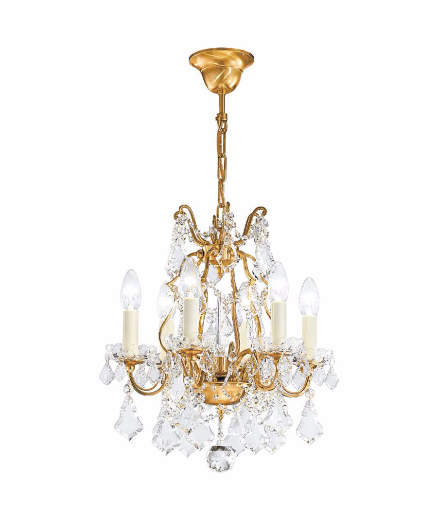 Victorian Cottage Crystal Chandelier CRY509FG - (Multiply Finishes) - Christopher Hyde