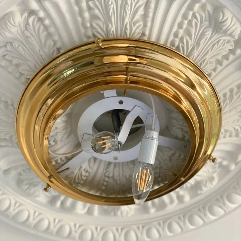 Murano Plafond – Vintage – Venini – Pink Swirl