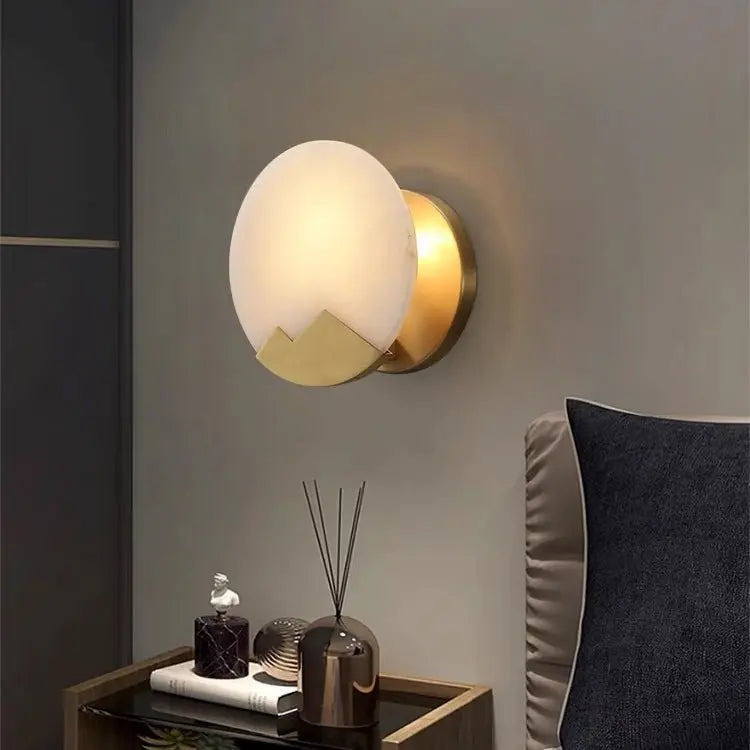 Alabaster Wall Sconces Lighting For Living Room