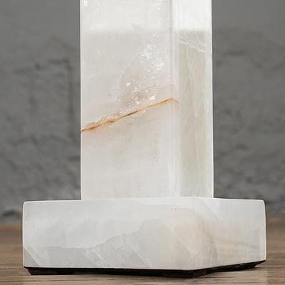 Alabaster Column Floor Lamps