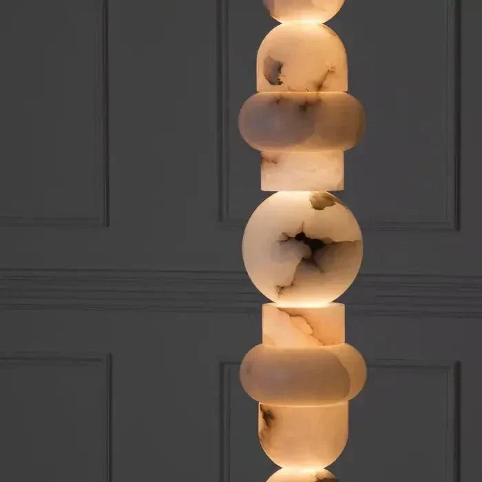 Alabaster Column Floor Lamp