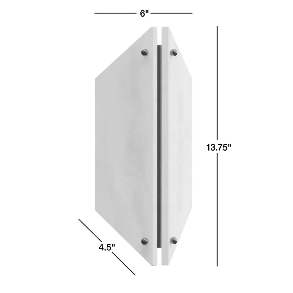 Alabaster Geometric Wall Lamp Onyx