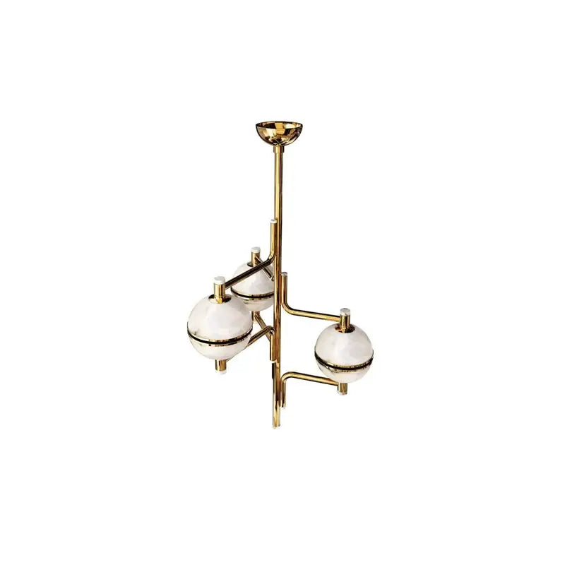 Alabaster Suspension Chandelier