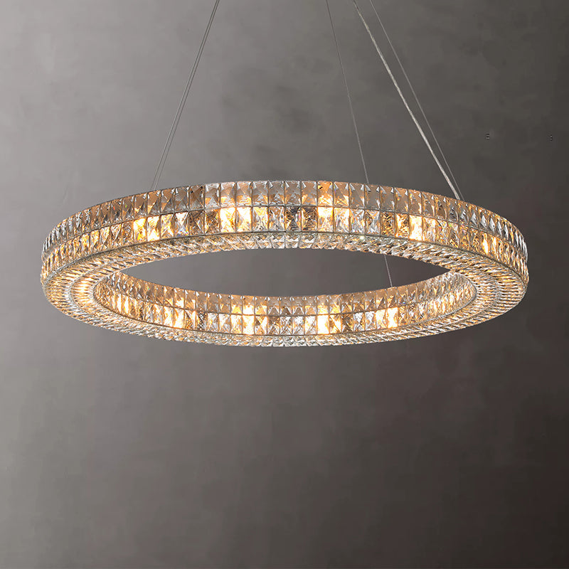 Spiridon Ring Crystal Chandelier 32" 44" 59"