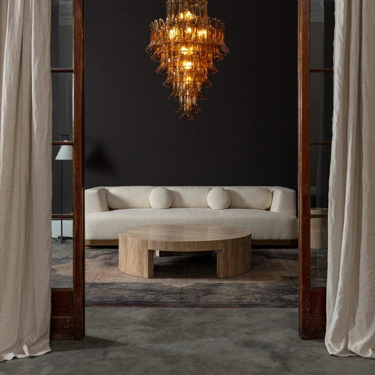 Amber Petalo Chandelier – 2 Sizes