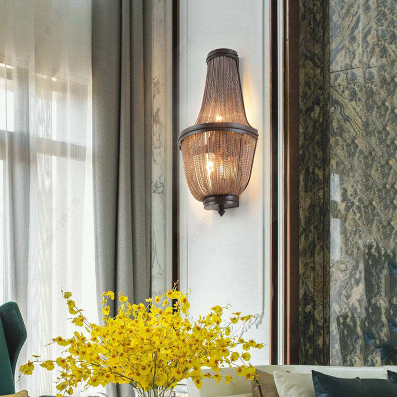 Tassel Chain Barn Wall Sconce