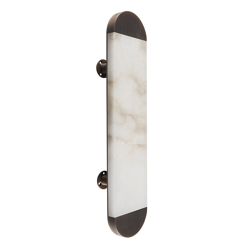 Ghost alabaster wall sconce