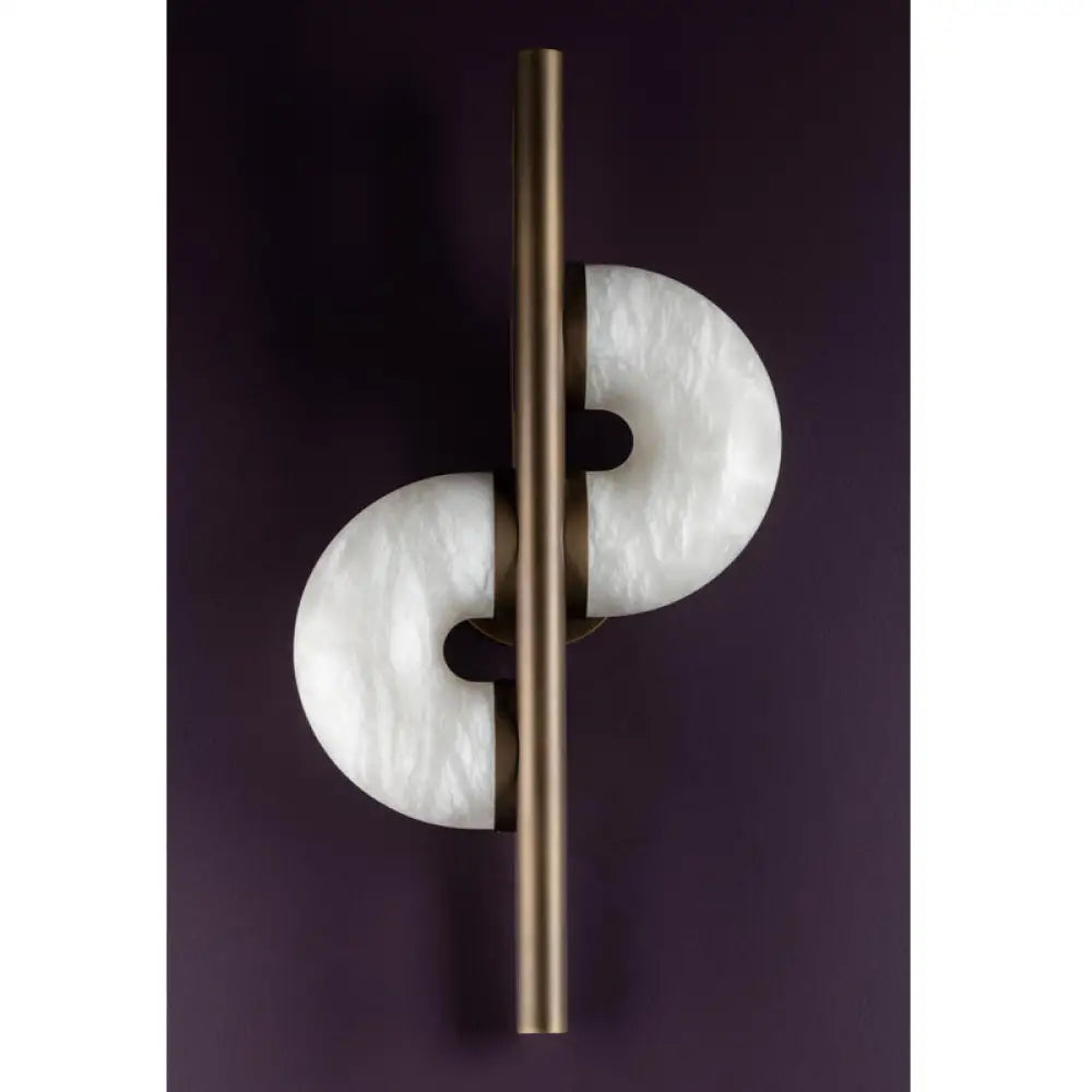 Modern Alabaster Wall Sconce