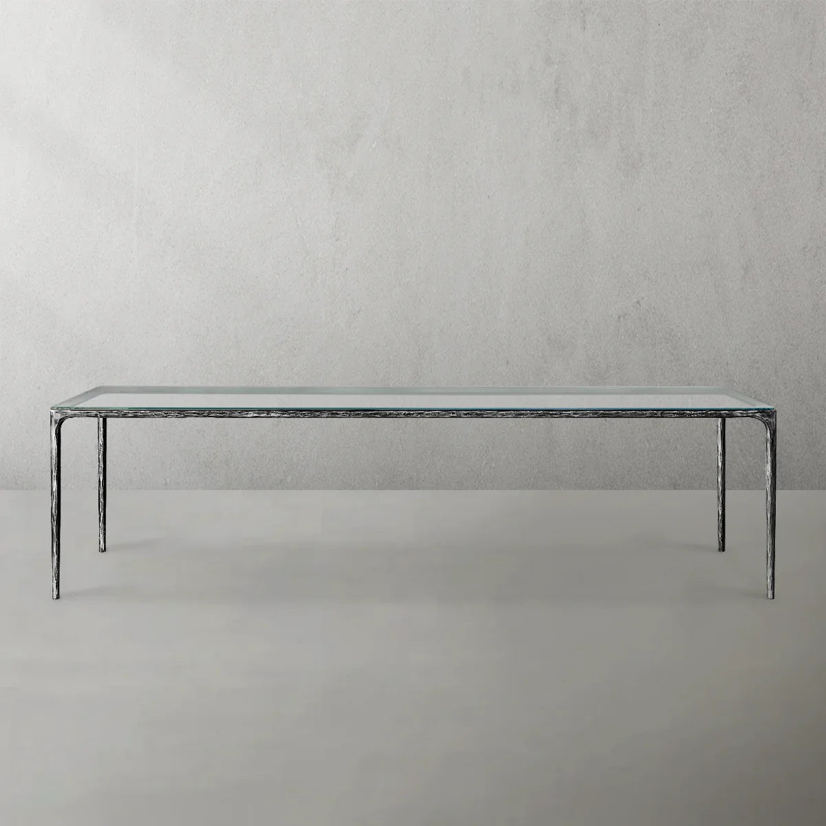 Thaddeus Glass Rectangular Dining Table