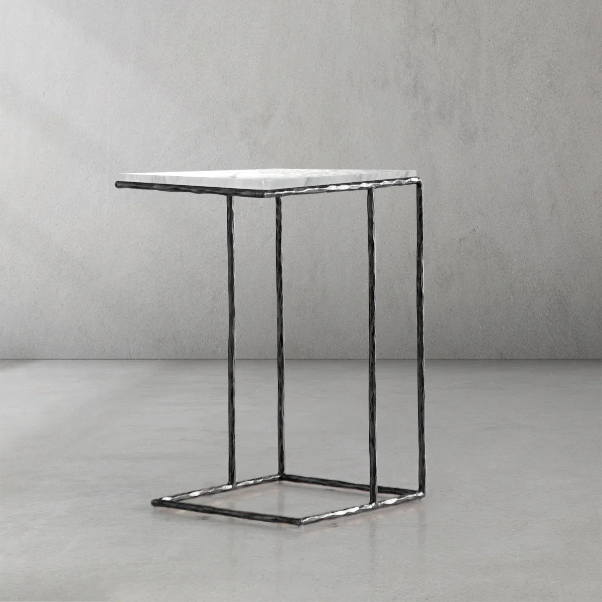 Thaddeus Mable C-Shaped Side Table