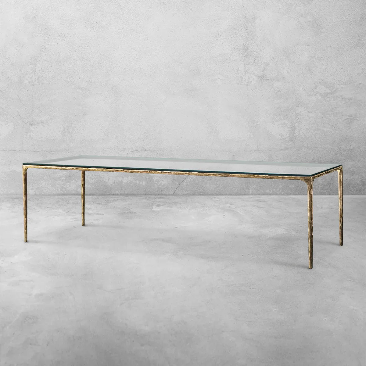 Thaddeus Glass Rectangular Dining Table