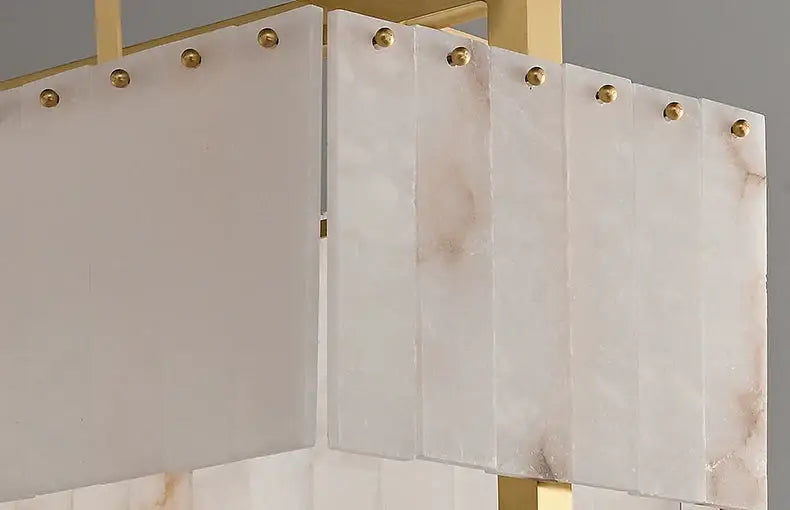 Rectangle Alabaster Chandelier