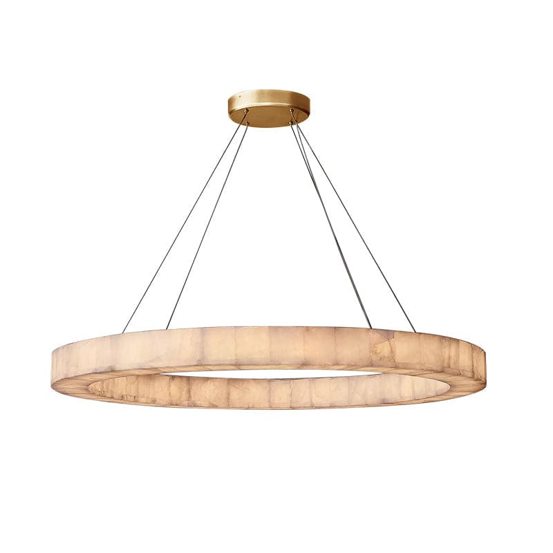 Round Marble Chandelier