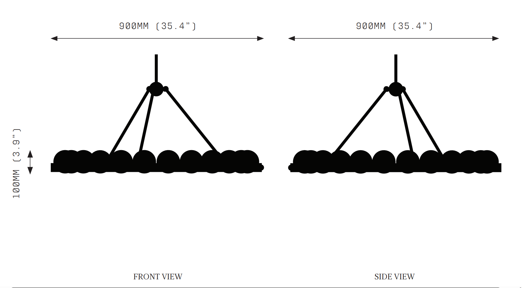 Ouranos III Chandelier