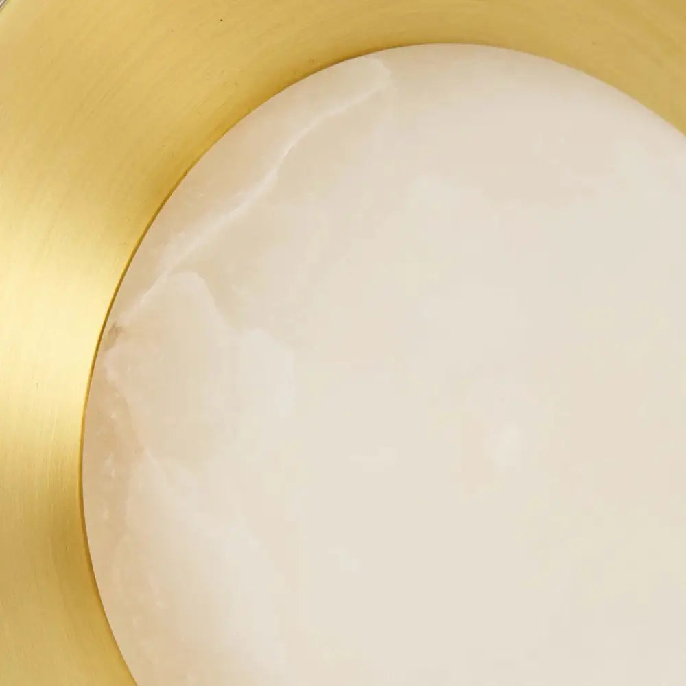Sculptural Alabaster & Brass Floor Lamp