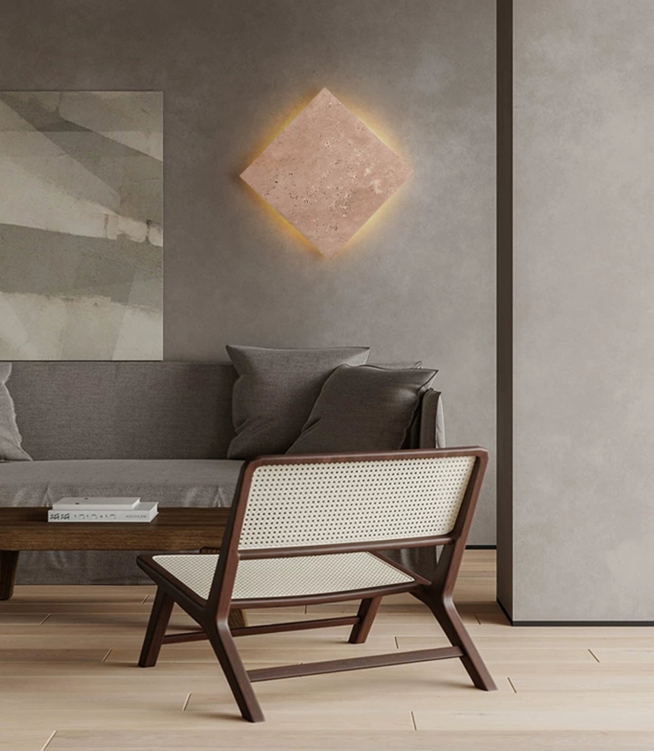Small Marble Wall Lamp
