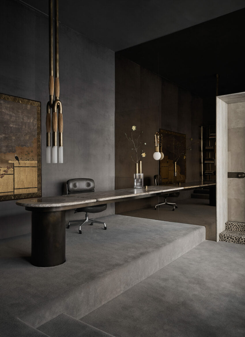 Heritage Horsehair 4-Light Pendant