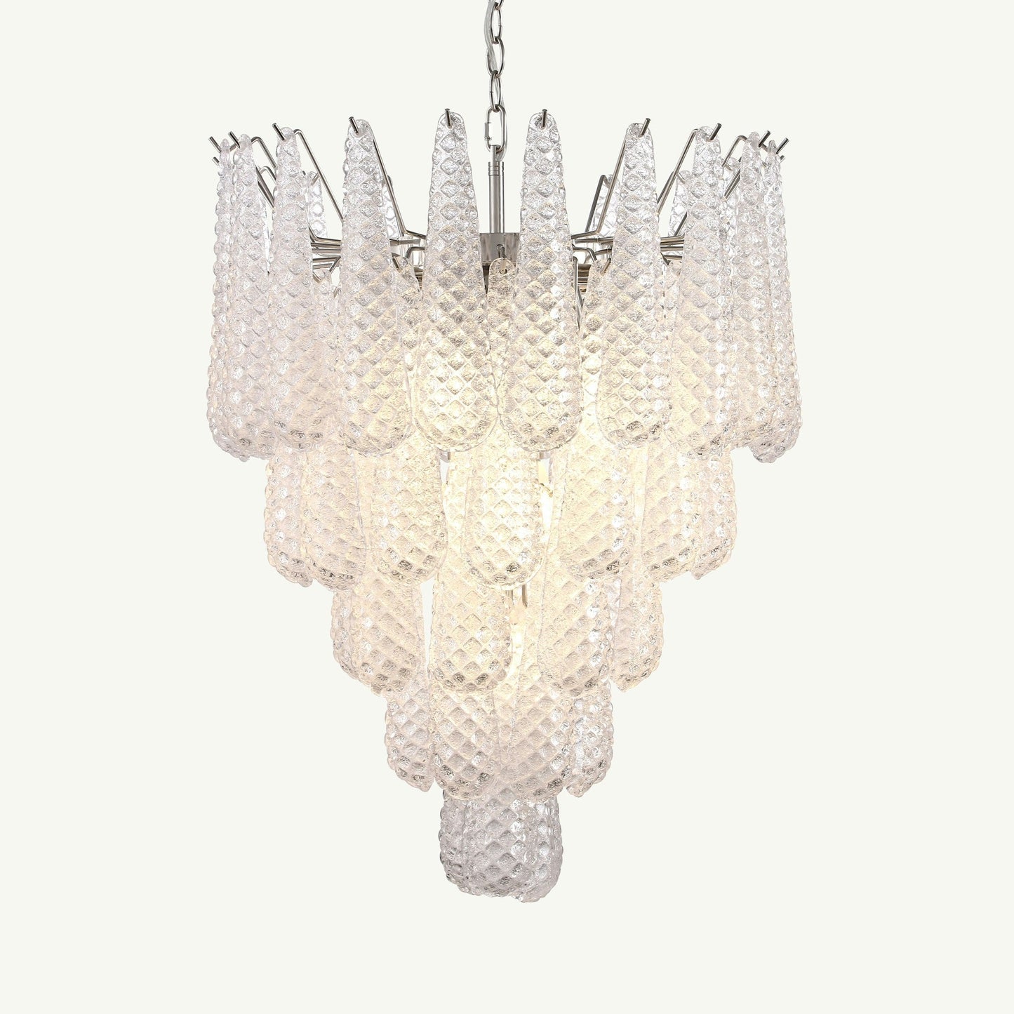 Drop Chandelier Handblown Glass