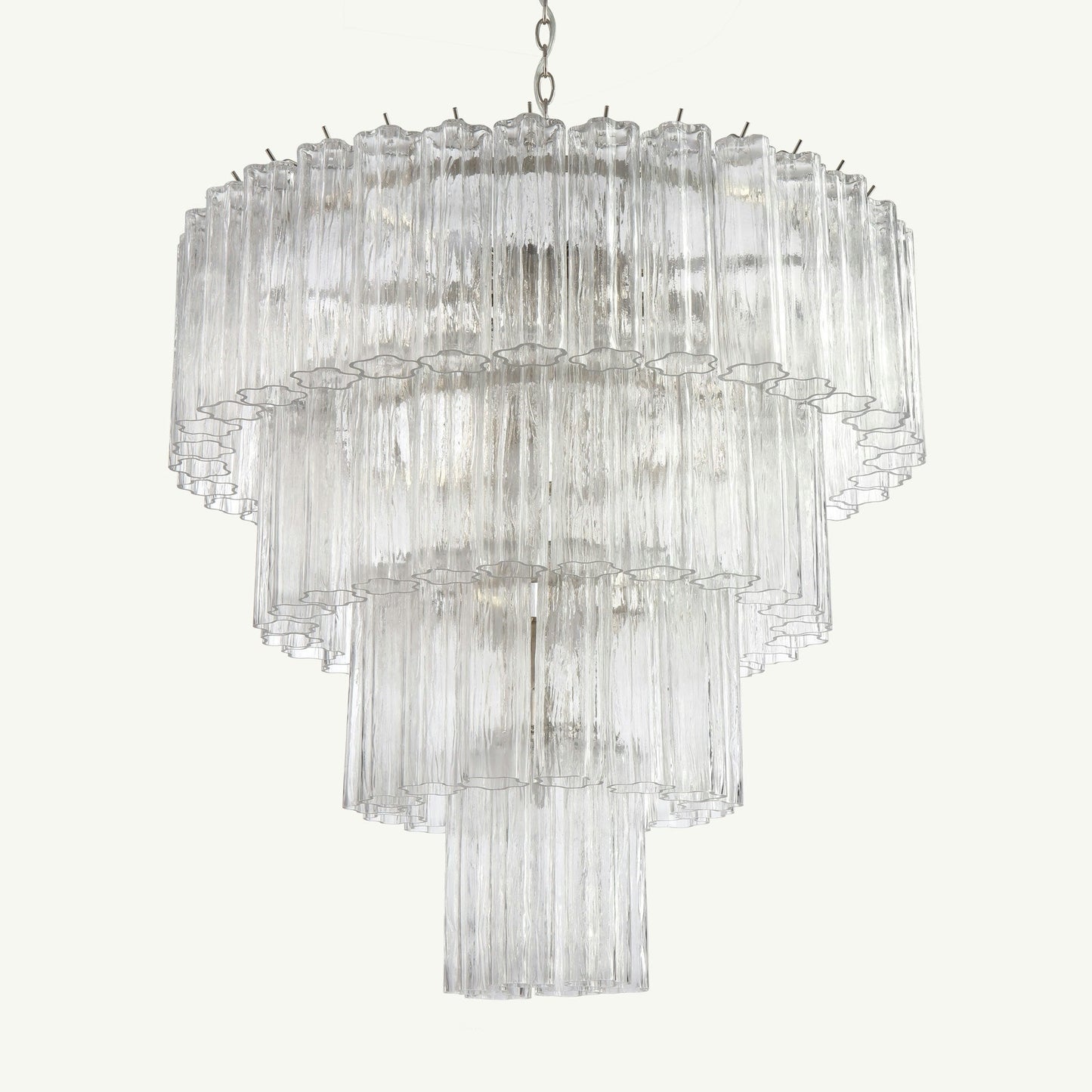 Capri Chandelier 4 Tiers Handblown Glass