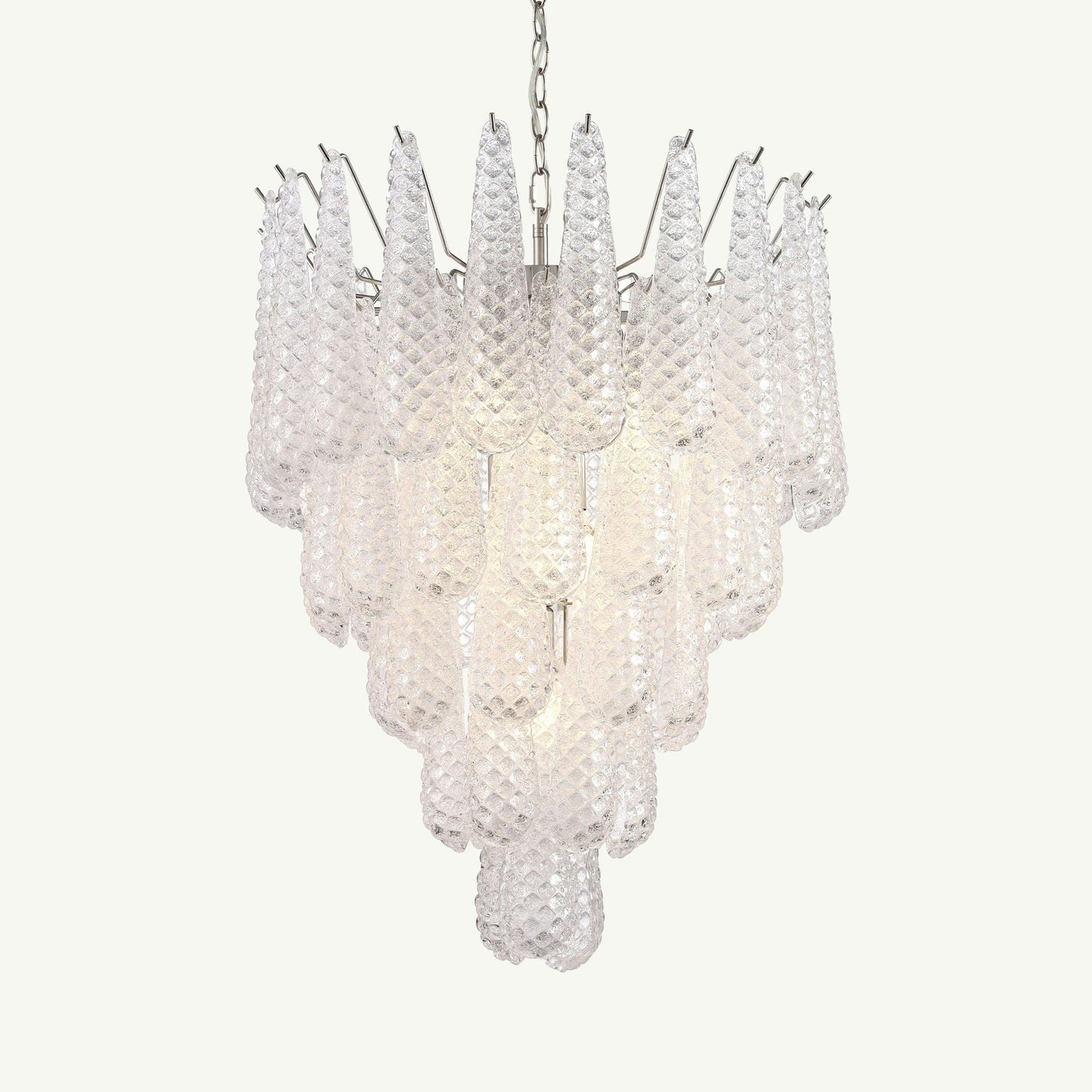 Drop Chandelier Handblown Glass