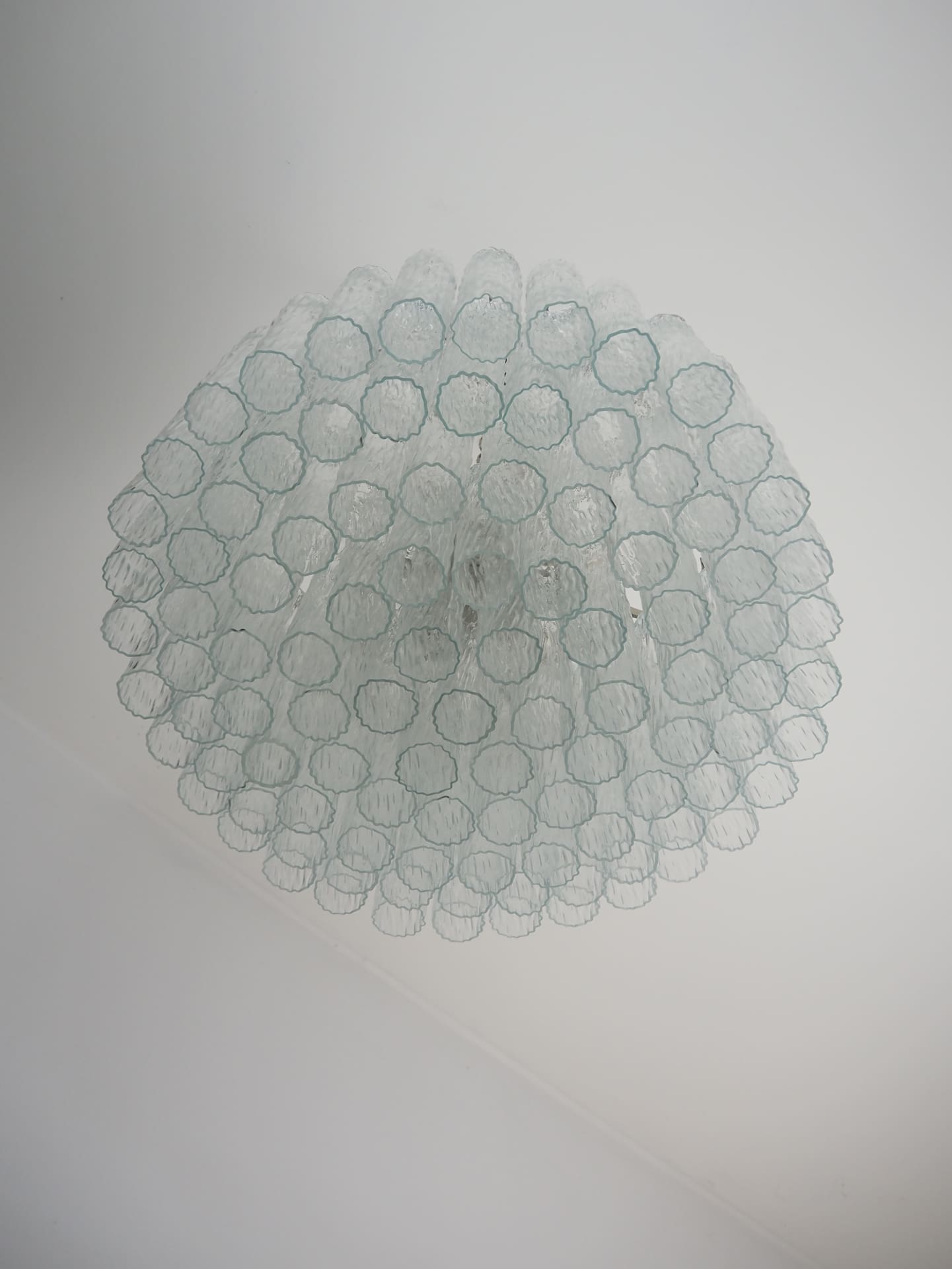 Murano Chandelier – 101 Tuber – Textured – Transparent