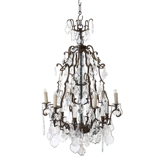 Luster Chateau de Wideville Traditional Brass Chandelier -