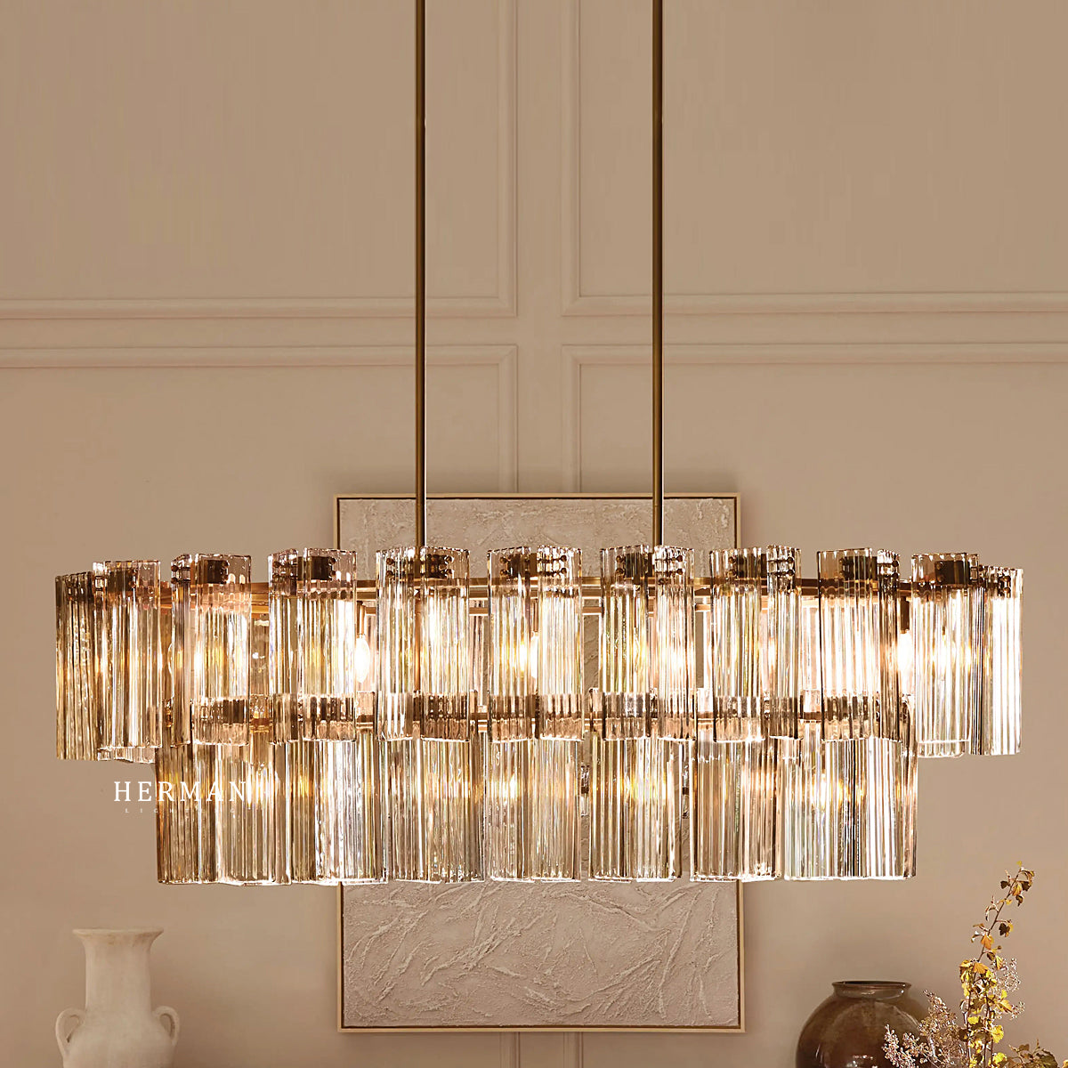 Delsie Oval 72" Chandelier