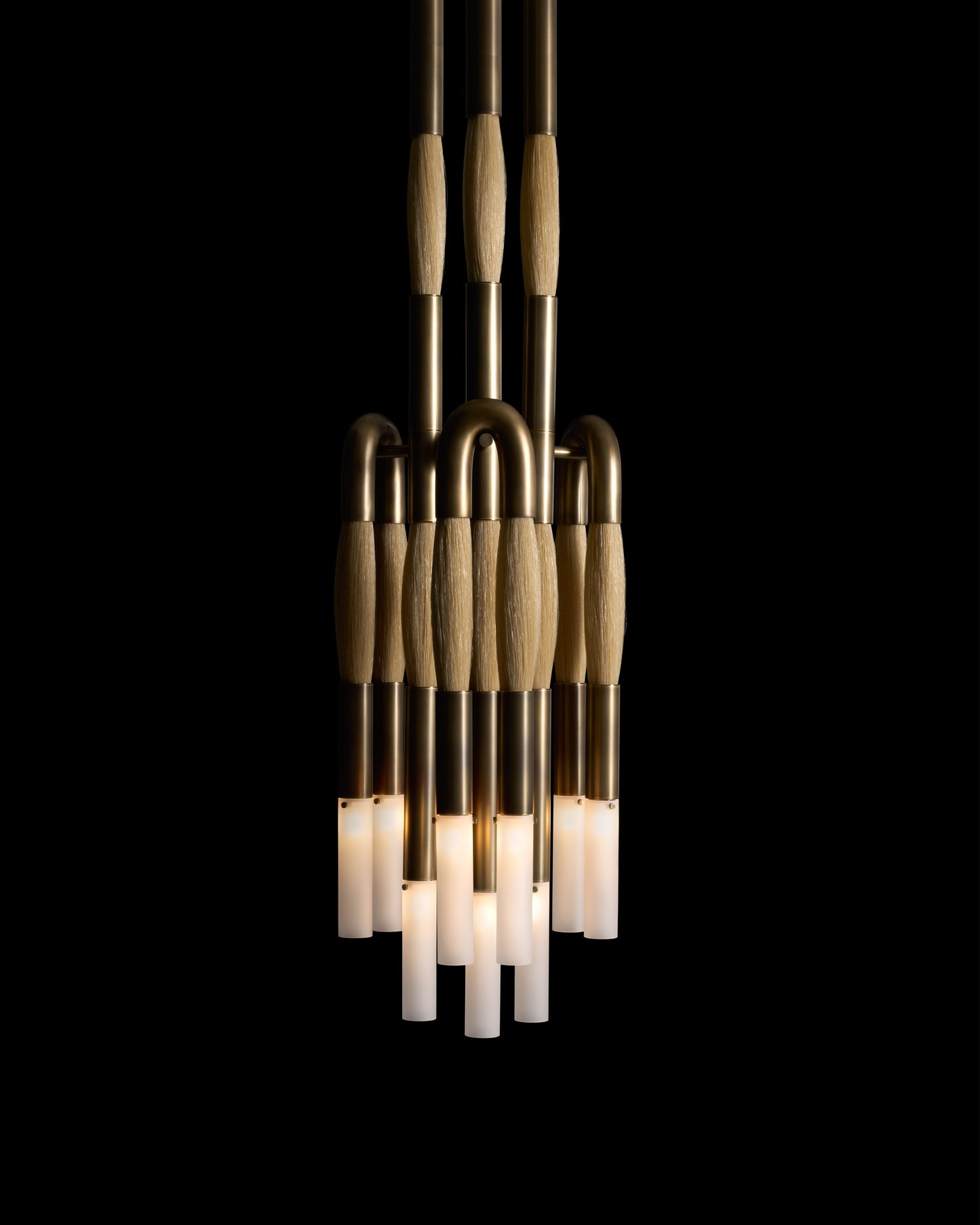 Heritage Horsehair 9-Light Pendant