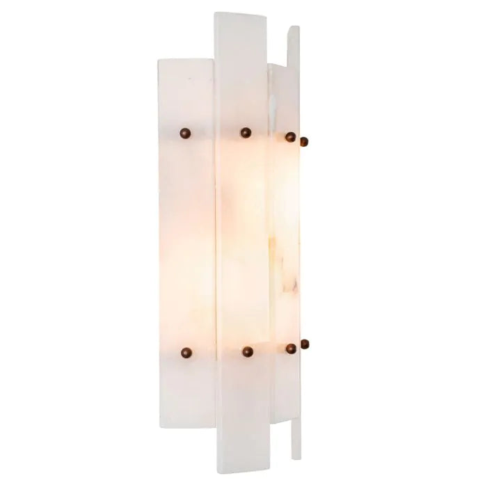 Simona Alabaster Wall Lamp Ruby