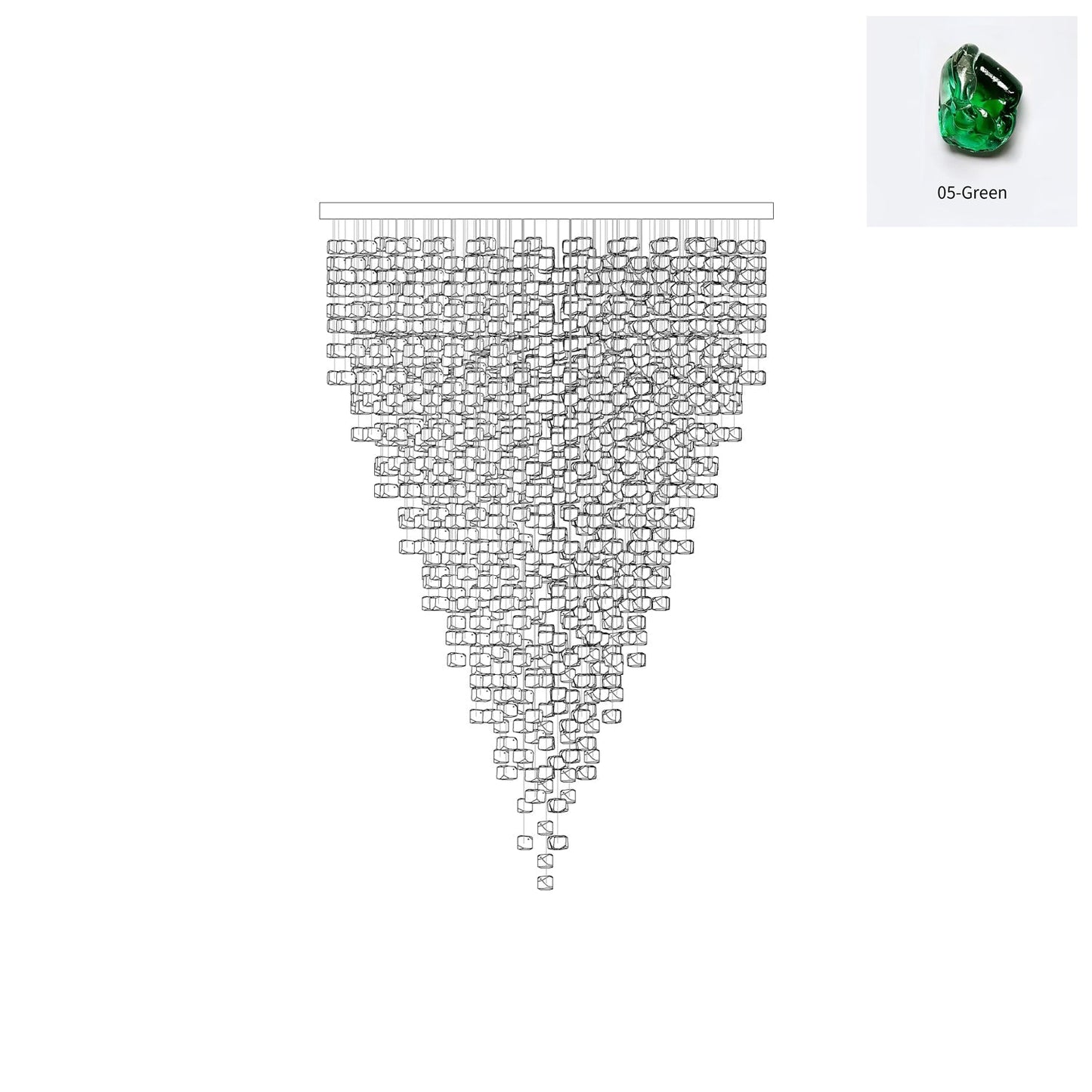 Crystal Stone Chandelier