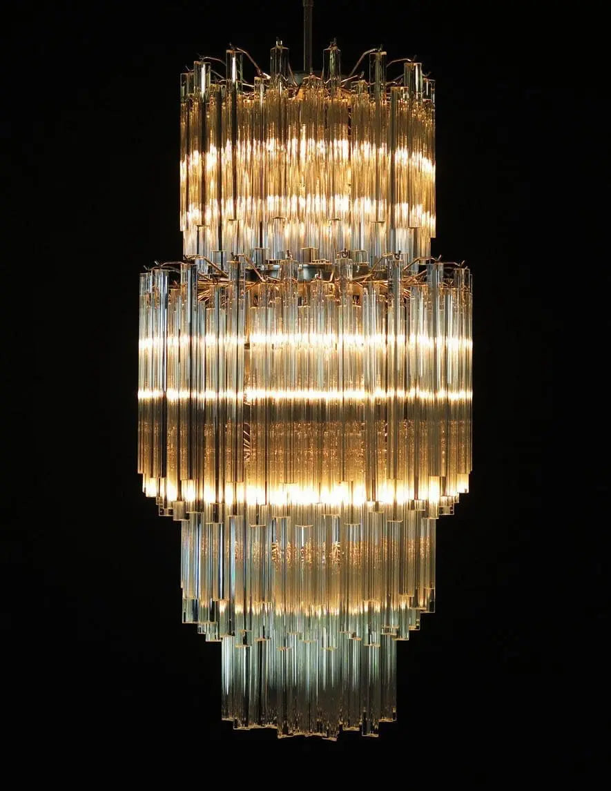 Murano Chandelier – 242 prisms – Transparent