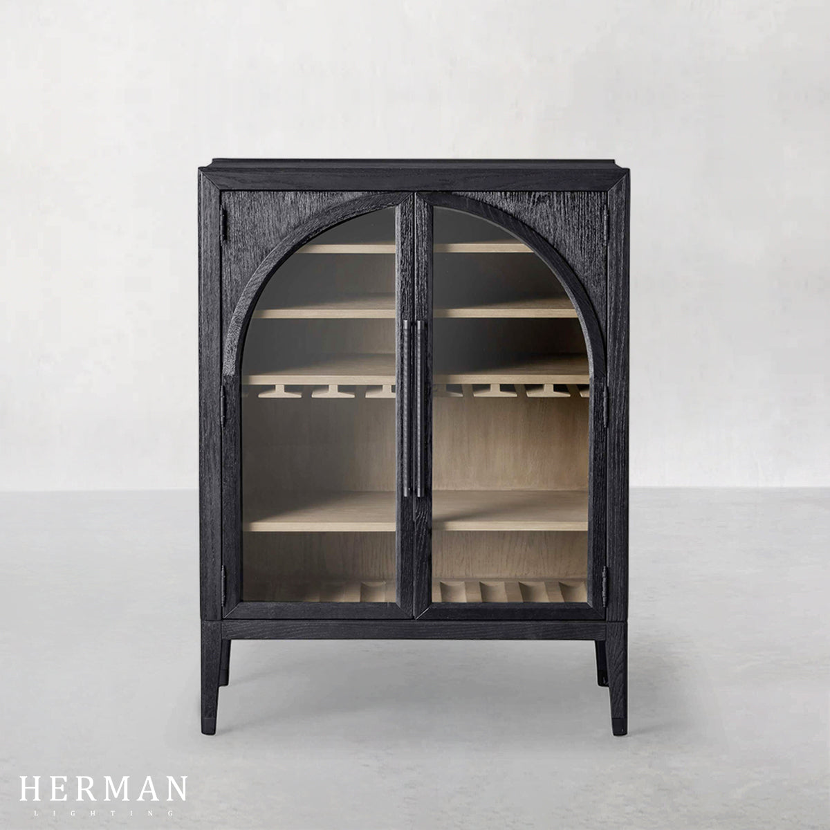 Hattie Low Bar Cabinet in Oak 36"W