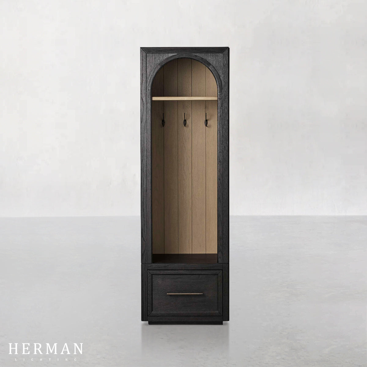 Hattie Single Entryway Cabinet in Oak 25"W