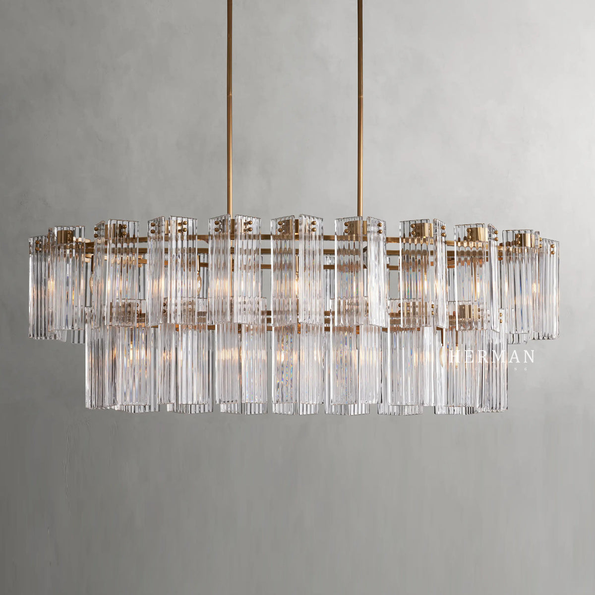 Delsie Oval 63" Chandelier
