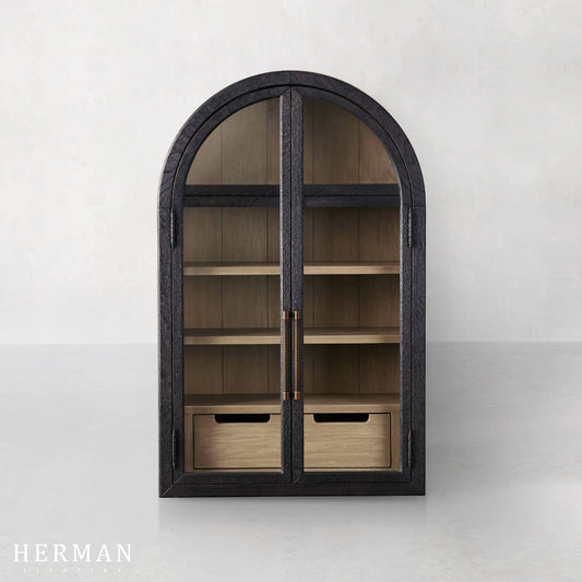 Hattie Wall Mounted Cabinet in Oak 24"W