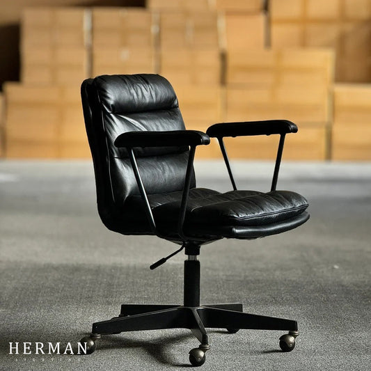 Genuine Leather Comfortable Office Chair